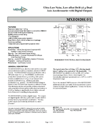 Datasheet MXD2020FL manufacturer Неопределенные