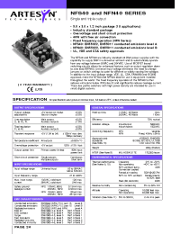 Datasheet NFS40-7605 производства Неопределенные