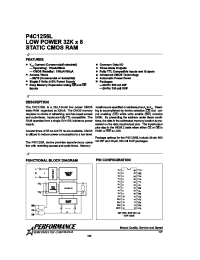 Datasheet P4C1256L-55PI manufacturer Неопределенные