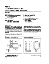 Datasheet P4C150-10SC manufacturer Неопределенные