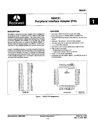 Datasheet R65C21P1 производства Неопределенные
