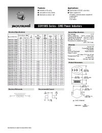 Datasheet SDR1005-103K manufacturer Неопределенные