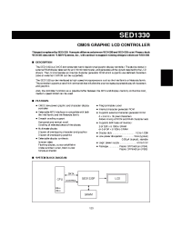 Datasheet SED1330 manufacturer Неопределенные