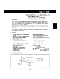 Datasheet SED1335-1 manufacturer Неопределенные