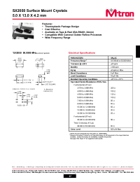 Datasheet SX2050 manufacturer Неопределенные