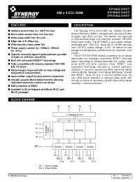 Datasheet SY100101422-4MCF manufacturer Неопределенные