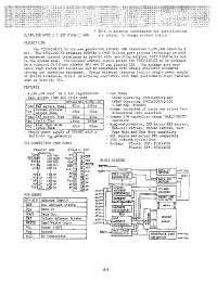 Datasheet TC514100Z-80 производства Неопределенные