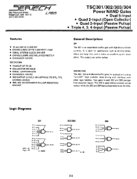 Datasheet TSC304 manufacturer Неопределенные