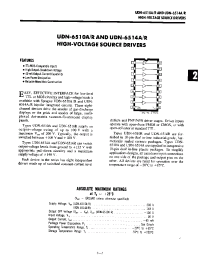 Datasheet UDN-6510A производства Неопределенные