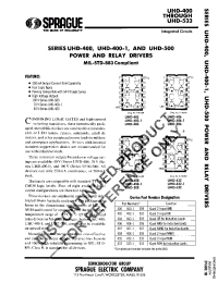 Datasheet UHD-407-1 производства Неопределенные