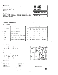 Datasheet UL1401P производства Неопределенные