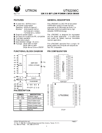 Datasheet UT62256CPC-70L производства Неопределенные