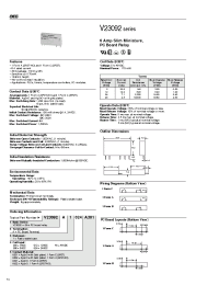 Datasheet V23092A1012A302 manufacturer Неопределенные