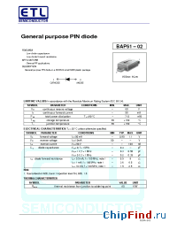 Datasheet BAP51-02 производства E-Tech