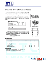 Datasheet MBD770DWT1 производства E-Tech