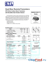 Datasheet MUN5237DW1T1 производства E-Tech