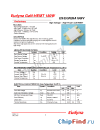 Datasheet EGN26A180IV производства Eudyna