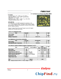 Datasheet FMM5709X производства Eudyna