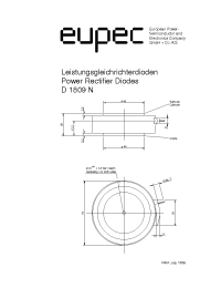 Datasheet D1809N manufacturer Eupec