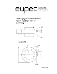 Datasheet D2228N manufacturer Eupec