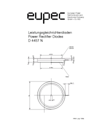 Datasheet D4457N-400 manufacturer Eupec