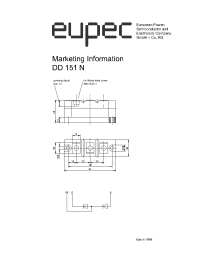 Datasheet DD151N производства Eupec