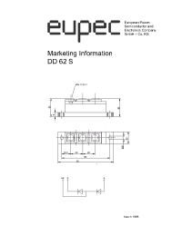 Datasheet DD62S производства Eupec