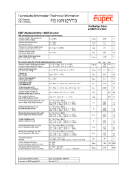 Datasheet FS10R12YT3 производства Eupec