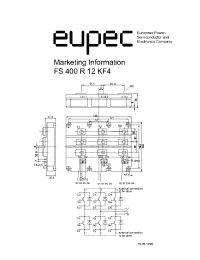 Datasheet FS400R12KF4 производства Eupec