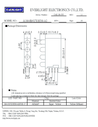 Datasheet A1844B/4UY/S530-A2 manufacturer Everlight
