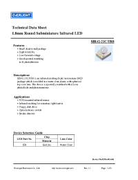 Datasheet SIR42-21C/TR8 manufacturer Everlight
