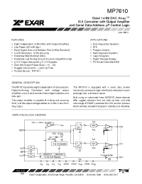 Datasheet MP7610 производства Exar