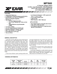 Datasheet MP7652AS производства Exar