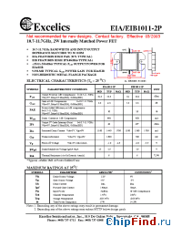 Datasheet EIA1011-2P производства Excelics