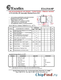 Datasheet EIA1314-8P производства Excelics