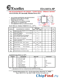 Datasheet EIA1415A-8P производства Excelics