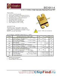 Datasheet EIC1011-4 производства Excelics