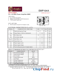 Datasheet EMP104A производства Excelics