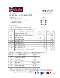 Datasheet EMP105-P производства Excelics