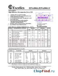 Datasheet EPA090AV производства Excelics