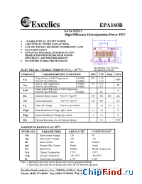Datasheet EPA160B производства Excelics