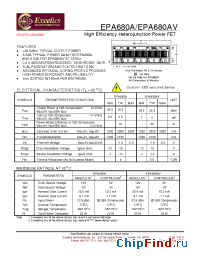 Datasheet EPA680AV производства Excelics