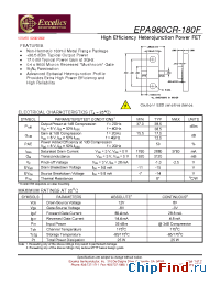 Datasheet EPA960CR-180F производства Excelics