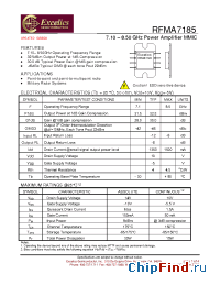 Datasheet RFMA7185 производства Excelics