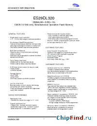 Datasheet EX29DS640-70TCI manufacturer ExcelSemi