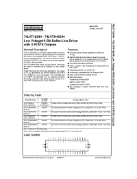 Datasheet 74LVT16244 производства Fairchild