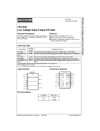 Datasheet 74LVX32SJX manufacturer Fairchild