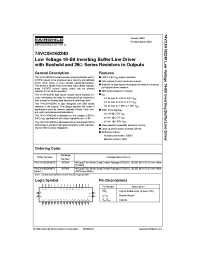Datasheet 74VCXH162240MTD manufacturer Fairchild