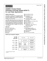 Datasheet ACE8000EM8 производства Fairchild