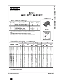 Datasheet BZX84C11 производства Fairchild